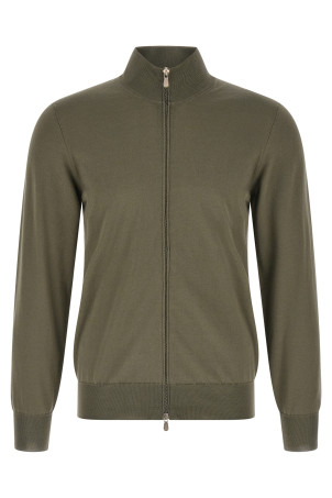 Cotton cardigan Green