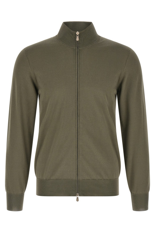 Cotton cardigan Green