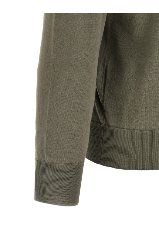 Cotton cardigan Green