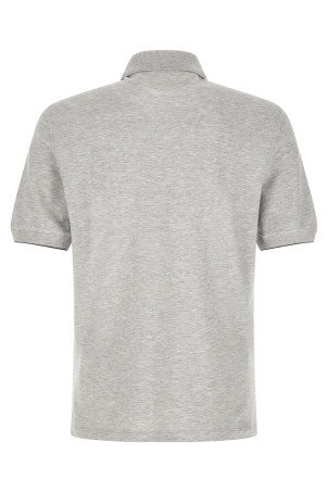 Logo piqué polo shirt Gray