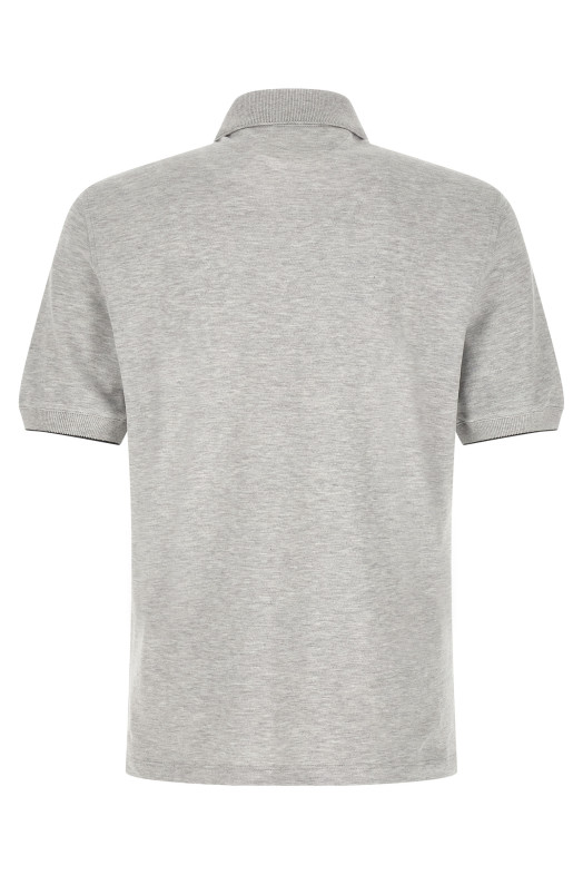 Logo piqué polo shirt Gray