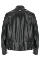 Lacquered leather blouson Blue
