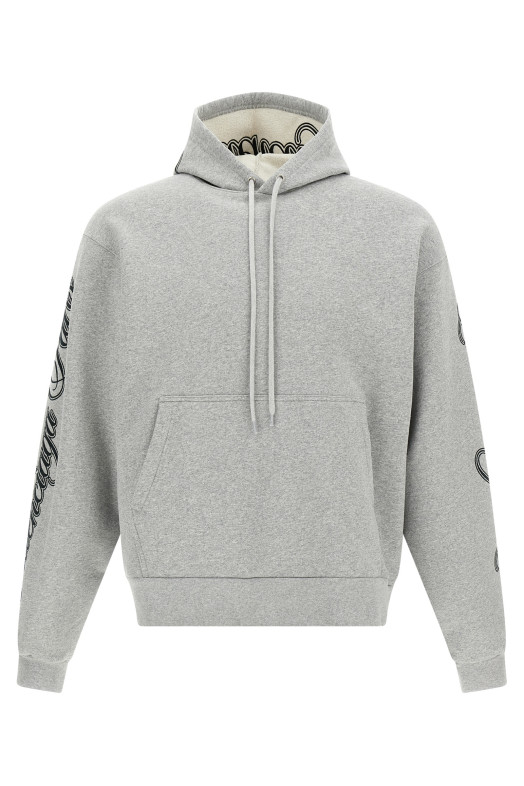 'Cursive' hoodie Gray