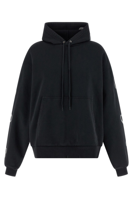 'Cursive' hoodie Black