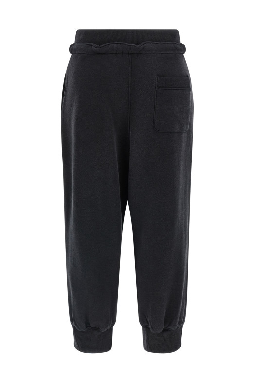 Cropped joggers Black