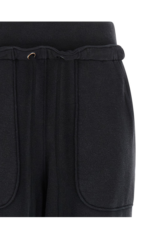 Cropped joggers Black