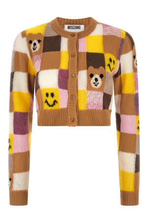 'Smiley® e 'Moschino Teddy Bear' cardigan Yellow