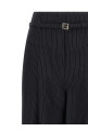Pinstripe wool pants Blue