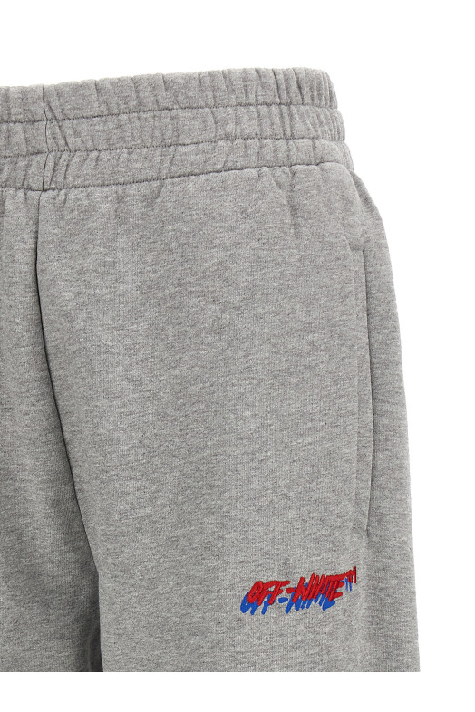 Logo embroidery joggers Gray