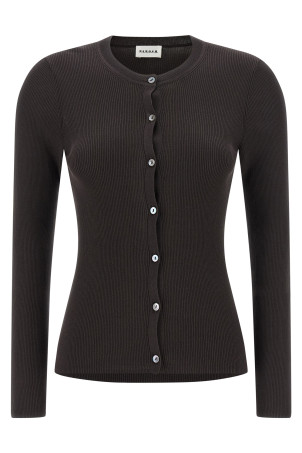 'Cipria26' cardigan Brown