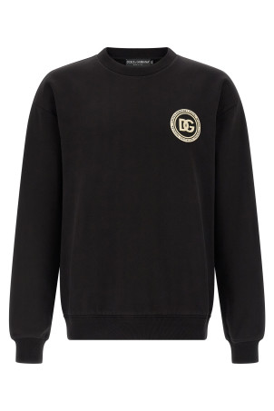 'DG' patch sweatshirt Black