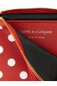Polka Dots Printed Wallet Red