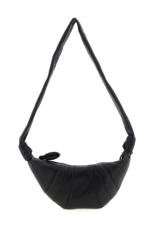 Small Croissant shoulder bag Black