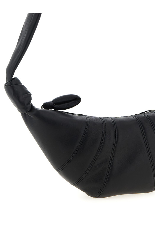 Small Croissant shoulder bag Black