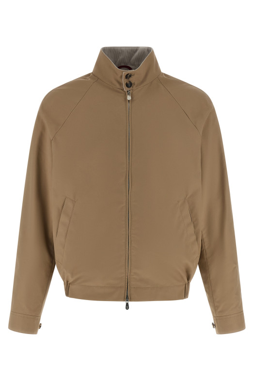 Techno cotton jacket Beige