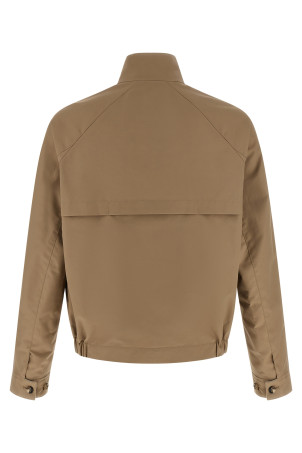 Techno cotton jacket Beige