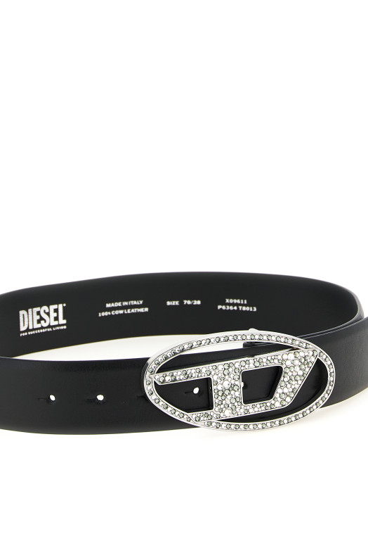 'B-1dr Strass' belt Black