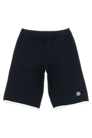 Logo patch Bermuda shorts Blue