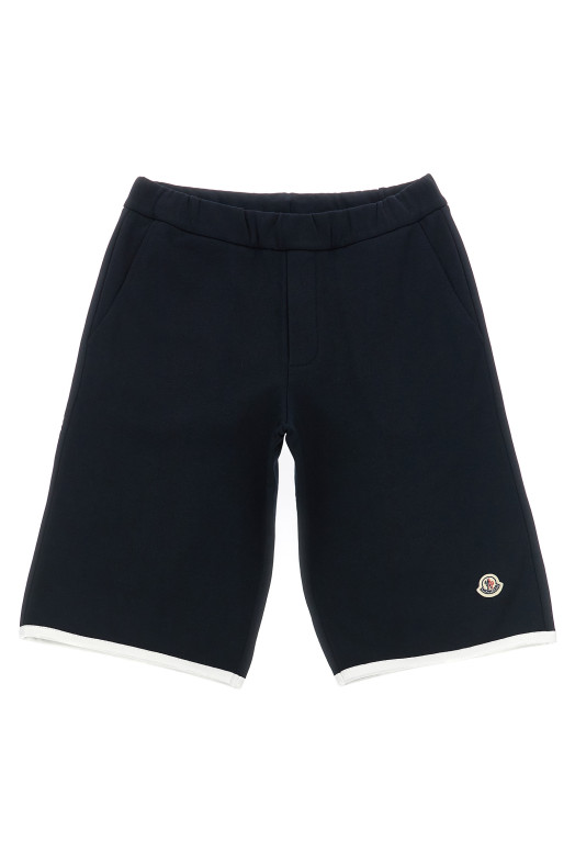 Logo patch Bermuda shorts Blue