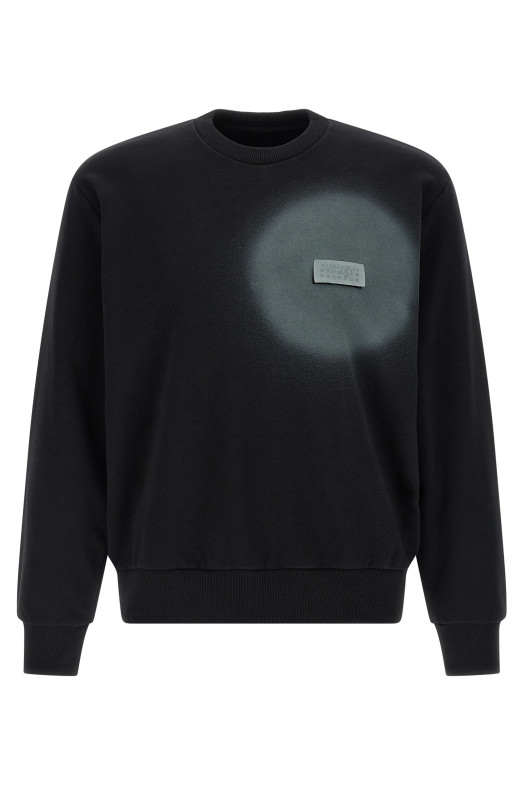 'Numeric Signature MM6' spray sweatshirt Black