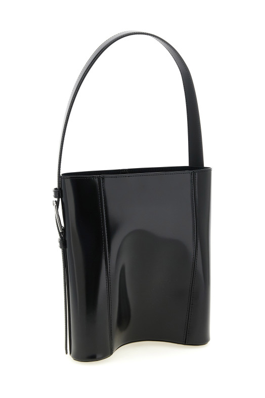 'Ergonomic' bucket bag Black