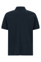 Logo patch polo shirt Blue