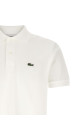 Logo patch polo shirt White