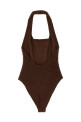 'Sandy' one-piece swimsuit Brown