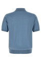 Superfine wool polo shirt BLUE