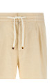 Linen bermuda shorts Beige