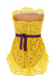 'Sophie Lace' dress Yellow