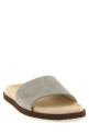 Suede slides Gray