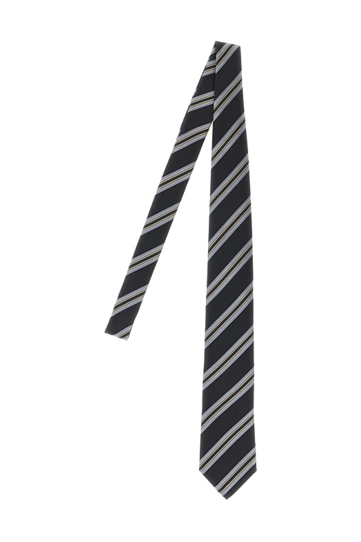 Operated stripe tie Gray
