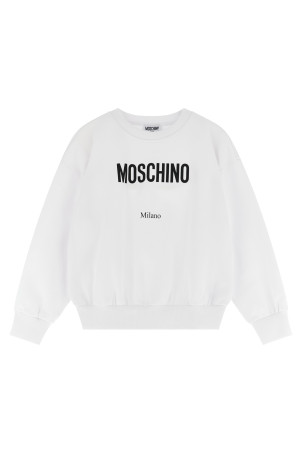 Logo lettering sweatshirt Black-grey