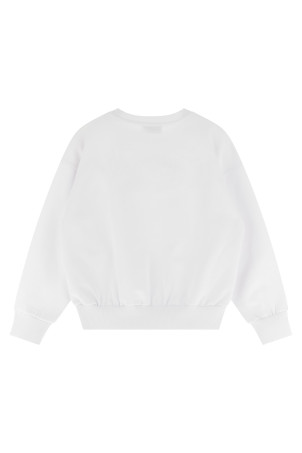 Logo lettering sweatshirt Black-grey