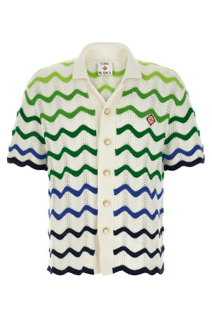 'Gradient Wave' shirt Multicolor