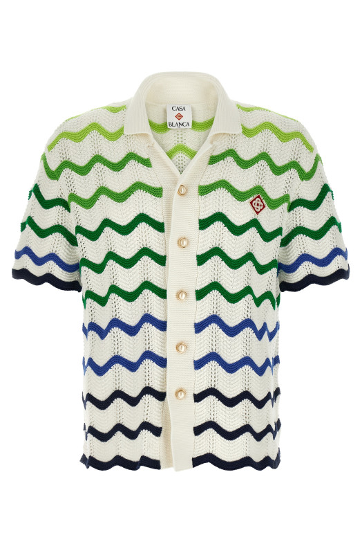 'Gradient Wave' shirt Multicolor