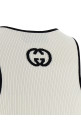 'Incrocio GG' tank top Black-grey