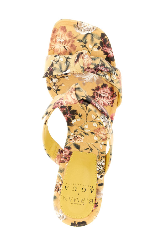 'Clarita' sandals A.Birman x AGUA by Agua Bendita Yellow