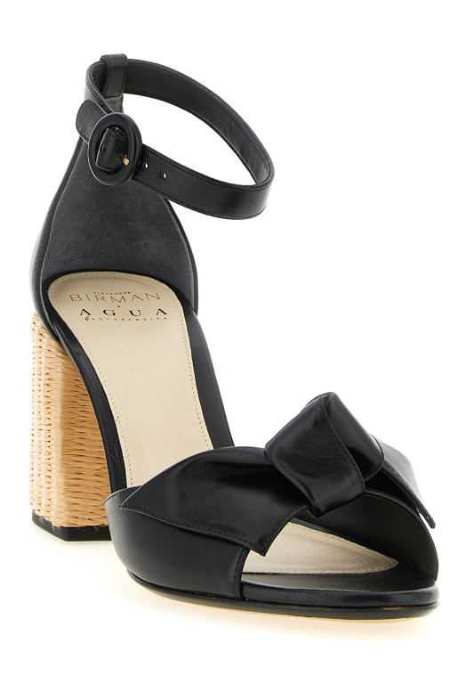 Birman x AGUA by AguaBendita 'MaxiClarita' sandals Black