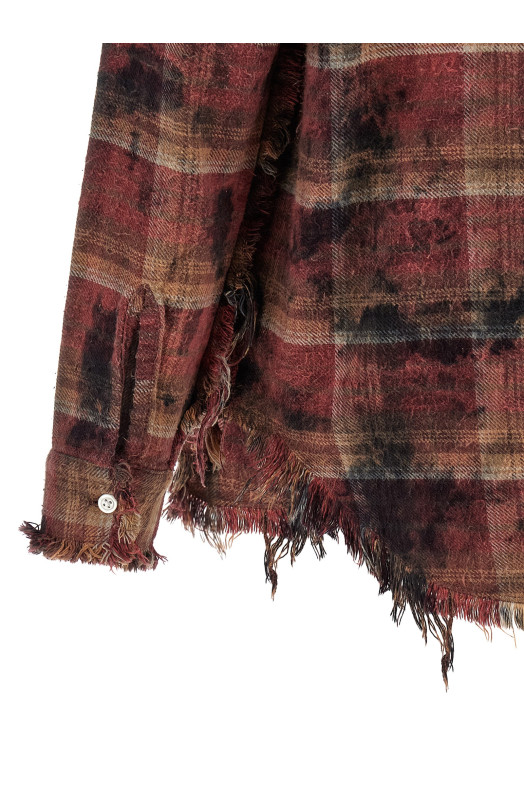 Fringed shirt Red