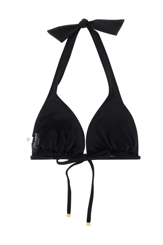 'DG' bikini top Black