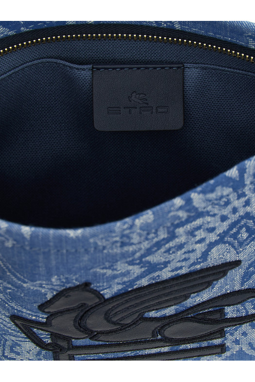 'Paisley' clutch  BLUE