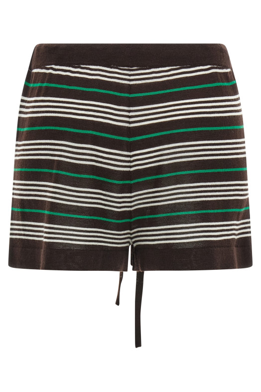 'Listripes' shorts Brown