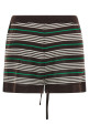 'Listripes' shorts Brown