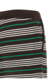 'Listripes' shorts Brown