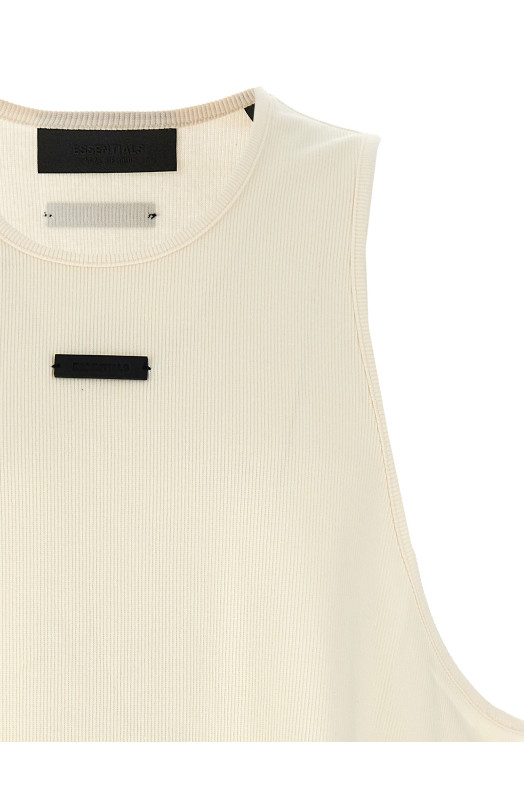 'Essentials' tank top White