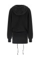 Hooded dress Black