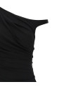 Jewel shoulder dress Black