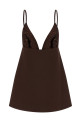 Duchesse dress Brown